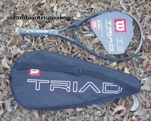 New Wilson Triad 2 T2 unstrung racket 117 T 2  3/8 1/2 (L3) (L4) 117 Org. $259