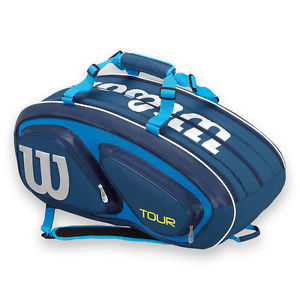 *NEW*  Wilson Tour V Blue 15 Pack Tennis Bag!*