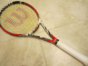WILSON BLX STEAM 99LS MIDPLUS RACQUET (4 1/4) SPIN EFFECT. NEW STRINGS/GRIP!!