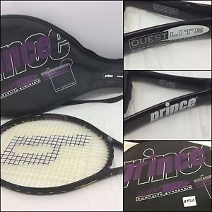 Prince Quest Lite Tennis Racquet Racket 4 1/2 Graphite Synthesis Cover Mint M4U