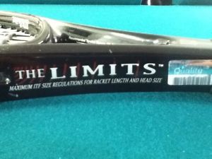 WILSON SLEDGE HAMMER 3.4 135 THE LIMITS SUPER OVERSIZE TENNIS RACQUET 4-3/8 NICE