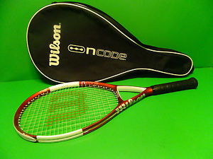 WILSON nCODE N5 110 OVERSIZE TENNIS RACQUET RACKET 4-3/8