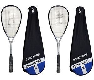 2x Browning Super Arme À Feu Ti 130 Raquettes De Squash