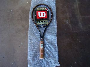 NEW/ RARE/WILSON PRO STAFF 6.0 85 TENNIS RACQUET /FAIRWAY/RED W /WHITE BUTT 45/8
