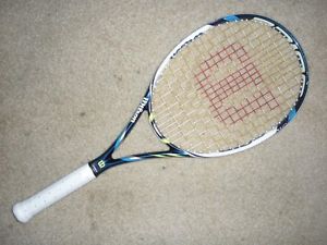 WILSON JUICE 100S SPIN EFFECT  TENNIS RACQUET  GRIP-4 3/8