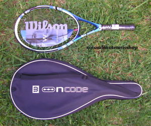 New Wilson Ncode NW4 W4 Savage Sapphire racquet + case 4 1/2 (4) orig. $230