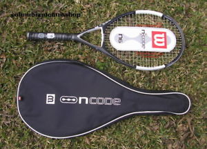 New Wilson ncode n6 code n 6 oversized tennis racket + case 1/2 (4) string opt.