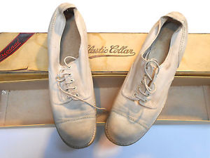Antique Vintage Tennis Shoes Mens Sneakers with original Box c. 1912-1930