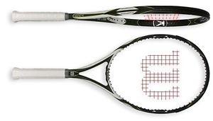 WILSON K FACTOR [k] SURGE 100 MIDPLUS STRUNG TENNIS RACQUET 4-1/2 NICE FREE SHIP