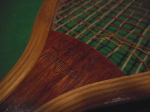 1910 SLAZENGER  WOOD TENNIS RACQUET 