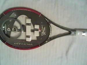 New Donnay X Red 94 + Plus 4 3/8 Tennis Racquet Racket Rare + Custom Weight Kit