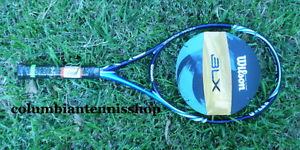 New Wilson BLX Tidal Force BLX Basalt 105 (3) 3/8  racket string option last one