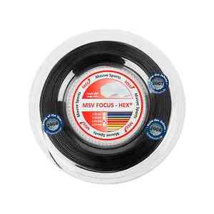TENNIS STRING MSV FOCUS HEX 4 GAUGES 200M BLACK