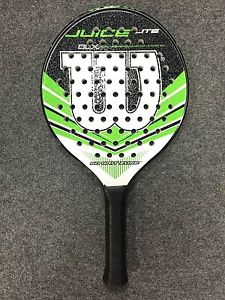 Wilson BLX Juice Lite 4 1/2 Platform Tennis Paddle 2016 Killer Grit racket light