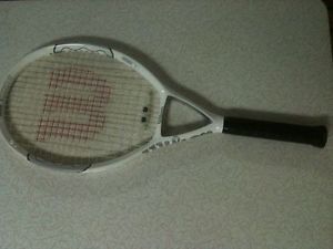 WILSON nCODE N1 115 OVERSIZE TENNIS RACQUET RACKET STRUNG 4-1/2