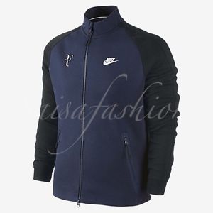 Nike Premier RF Men's Jacket Federer Tennis Navy 644780-410 Sz L