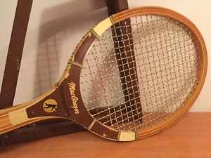 Macgregor Tennis Racquet Vtg racket 1 wood wooden  FLIGHT MASTER RARE collectors