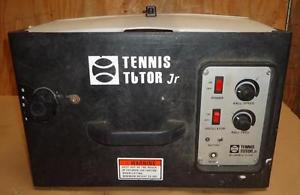 Tennis Tutor Jr. Ball Machine with AC Adapter / Charger & NEW Battery