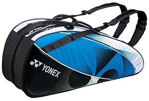 YONEX Tennis 6 Racket Bag 1522R White x TurquoiseBlue 77×24×34cm