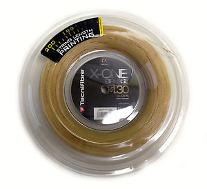TECNIFIBRE X-ONE BIPHASE 16 REEL - 660' 200M tennis racquet string - Auth Dealer