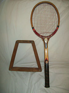 VINTAGE WOODEN HOLMAR WARRIOR TENNIS RACQUET JAPAN