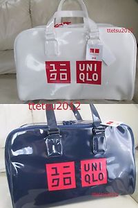 RARE!! UNIQLO Tennis Patent Bag Novak Djokovic Kei Nishikori / Boston Bag