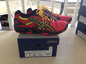 Asics Gel Resolution 5 - Red/Yellow/Black - Size 11