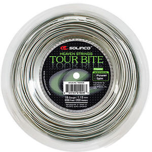 Solinco Tour Bite Tennis String Reel-Silver-16L (002R-16LS)