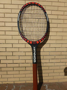 Rare Large 53 Inch Tall Antique Donnay Tennis Racket for Display 1980