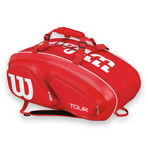 *NEW*  Wilson Tour V Red 15 Pack Tennis Bag!*