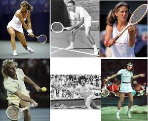 Wilson Wood Tennis Racket X 4 (Chris Evert, Jack Kramer, Advantage) Collection