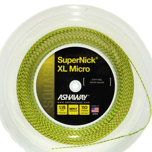 Ashaway SUPERNICK XL MICRO Squash Reel (213YR)