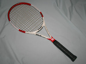 WILSON SIX ONE 95 BLX 332G GRAPHITE BASALT MATRIX 16x18 Tennis Racquet No Cover