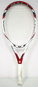 USED 2015 Wilson Five Lite BLX 4 & 3/8 Pre-Strung Tennis Racquet Racket