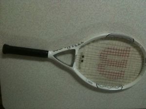 WILSON nCODE N1 115 OVERSIZE TENNIS RACQUET RACKET STRUNG 4-3/8