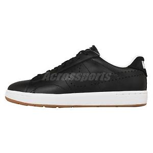 Wmns Nike Tennis Classic Ultra LTHR Black White Womens Tennis Shoes 725111-001