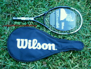 New Wilson Hyper Hammer 5.3 cover Racket Strung HH 5.3 1/4 (2) L2 org $199