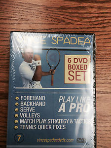 TennisTraining Video By Vince Spadea  6 DVD BOXED SET