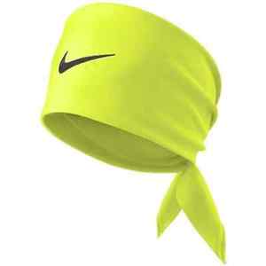 NEW Nike Tennis Swoosh Bandana Volt / Black Roger Federer Rafa Nadal 411317-710