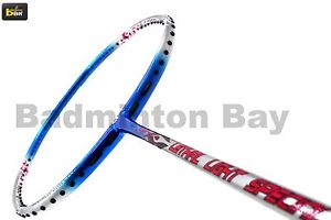 Apacs Lethal Light Special Silver / Blue Badminton Racket Free Stringing PU Grip