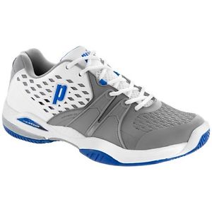 NEW Men's Tennis Shoes Prince Warrior Hard Court Blue / Grey / White Men 9.5