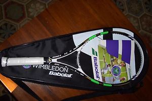 NEW Babolat Pure Drive Team Wimbledon 100 head 4 1/4 grip Tennis Racquet