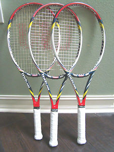 Lot of 3 Wilson BLX STEAM 100 Tennis Racquets 4 3/8 , No.3 #HA 15