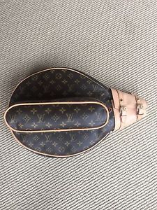 Louis Vuitton Luggage Sac Tennis Racquet Cover and Ball Pouch!  RARE!!!