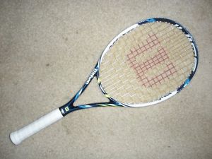 WILSON JUICE 100S SPIN EFFECT  TENNIS RACQUET  GRIP-4 3/8