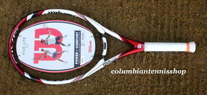 Wilson BLX Five Lite 103 MP Triad Tennis Racket G0 (4 0/8) red/white/charcoal