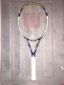 NEW Wilson Juice 100  Tennis Racquet STRUNG  4 3/8 b