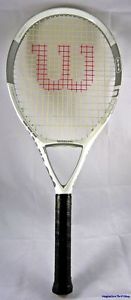 WILSON nCODE N1 115 OVERSIZE TENNIS RACQUET RACKET STRUNG 4-1/4