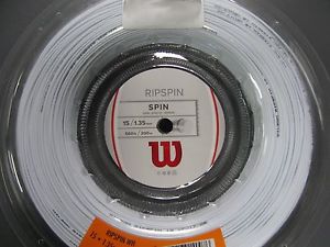 Wilson RipSpin 15g 1.35mm Maximum Spin Reel WHITE 660ft 200m FREE USA SHIP