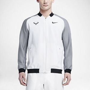 NIKECOURT PREMIER RAFA Men's Tennis Jacket, Large, White,728986-100